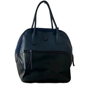 Lululemon Happy Hatha Hour Tote Bag - Inkwell / Black, Large